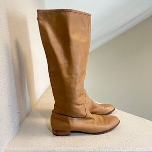 Banana Republic Tan Leather Knee-High soft Boots women’s size 9.5 winter fall